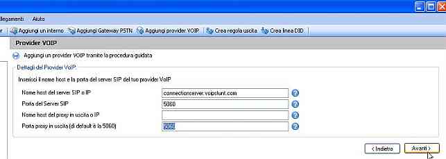 3CX - Provider VoIP - step 3