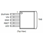 Driver per LED ad alta efficienza 1A