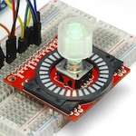 Manopola trasparente per encoder RGB