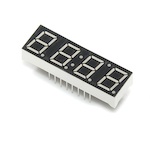 4 Digits 7 segment Blue LED Display