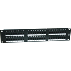 48-port, 2U, unshielded CAT5E