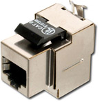 Inserto Jack schermato RJ45 Cat 6 (frutto)