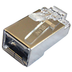 RJ45 shielded plug for CAT.5E with easy installation tool